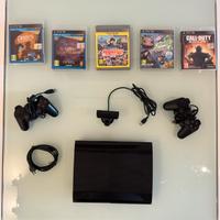 PS3 + 2 Controller + Camera + 5 Giochi