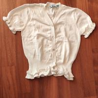 Golfino in cotone bianco "BIMBUS", tg 11-12 an