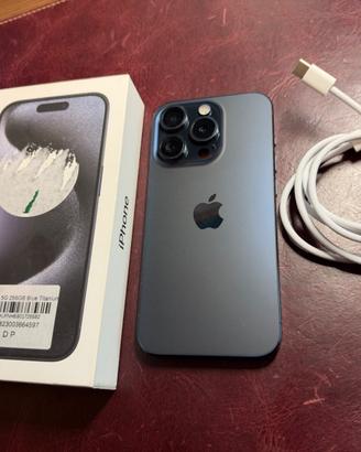 iPhone 15 Pro 256 GB Blue Titanium