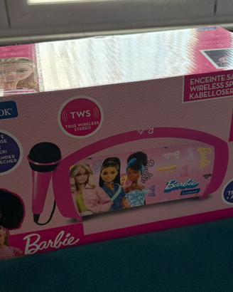 Cassa Karaoke bluetooth Barbie