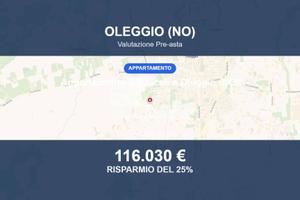 Immobile in asta di 128 m² con box auto a Oleggio