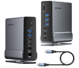 VENTION Docking Station Dual Monitor 16-in-1