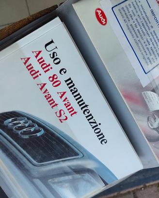 uso e manutenzione AUDI80