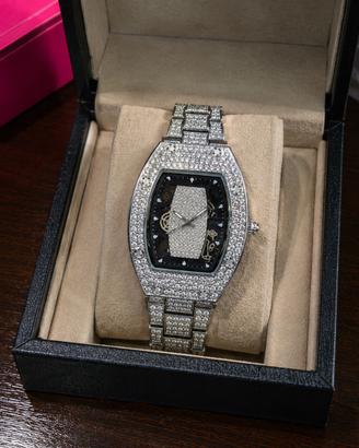 Orologio luxury uomo, black/silver style