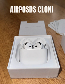Clone AirPods 4 NON ORIGINALI Apple bluetooth
