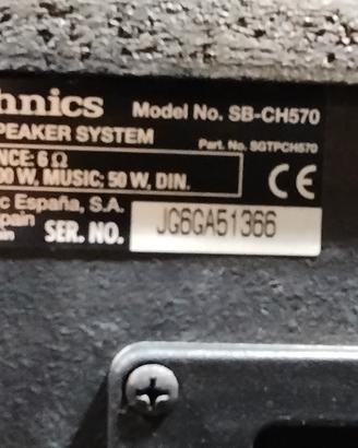 Tecnics SB-CH 570 50W

3way