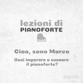 Lezioni di Pianoforte