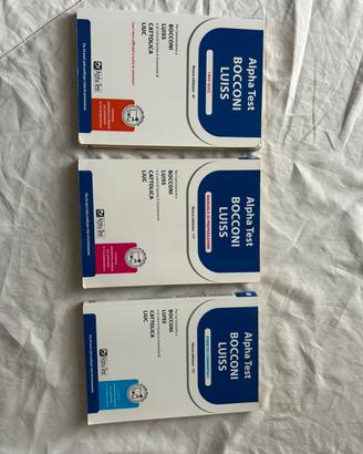 Libri Alpha Test Bocconi Luiss