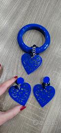 Bracciale e orecchini