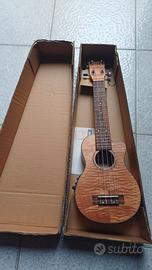 Ukulele Korala Soprano Nuovo di zecca Mai Usato!