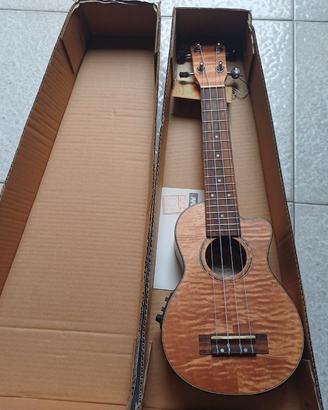 Ukulele Korala Soprano Nuovo di zecca Mai Usato!