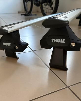 4 Piedi THULE Evo Clamp 7105 con chiavi