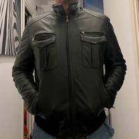 Giacca in pelle vera