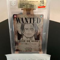 One Piece Shanks Wanted OP09-004 BGS 10 JAP