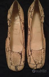 Scarpe vintage in pitone