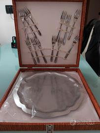 piatto da dolce in acciaio 18/10