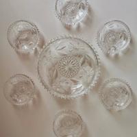 Servizio da macedonia in vetro anni '80 