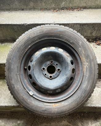 4 Cerchi in ferro da 14” con antineve 185-65-r14