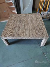 Tavolino etnico in cordoncino