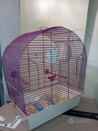 Gabbia per canarini e altri piccoli uccelli