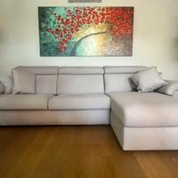 Moderno Divano letto artigianale Made in italy