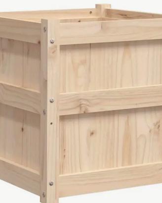 fioriera in legno