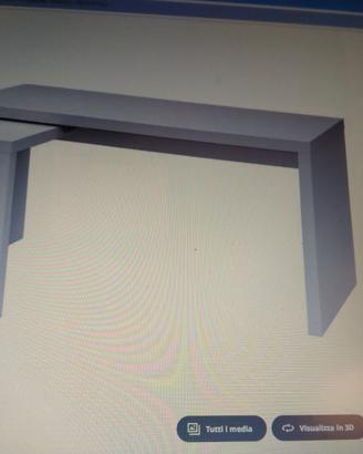 Scrivania Malm con piano estraibile
