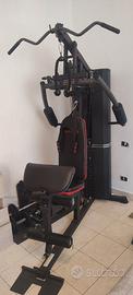 Panca multifunzione, panca piana e 30° + accessori