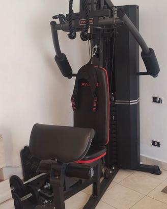 Panca multifunzione, panca piana e 30° + accessori