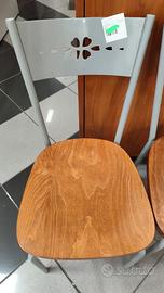 Codice: 9121  SET N.5 SEDIE STILE MODERNO COLORE C