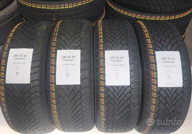 4 GOMME 205 55 16  CONTINENTAL INVERNALE  RIF.ET02
