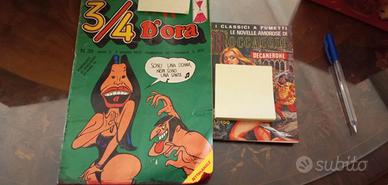 fumetti cult 1970 circa 3/4 d'ora e Decamerone