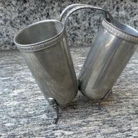 Porta grissini vintage in peltro