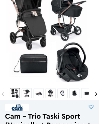 Passeggino trio Cam Taski Sport