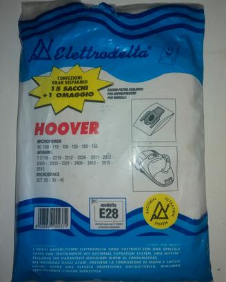 Sacchetti aspirapolvere Hoover Elettrodelta