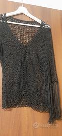 Coprispalle/Bolero di maglia a rete