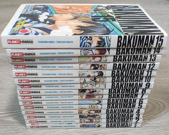 Manga Bakuman volumi da 1 a 15 in italiano