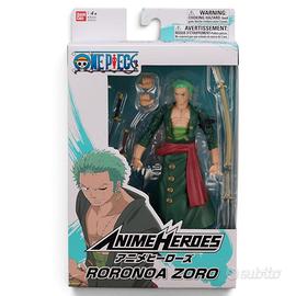 Roronoa Zoro Bandai Anime Heroes One Piece NUOVO