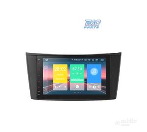 RADIO GPS ANDROID 10 PER MERCEDES CLS E W211 02-08