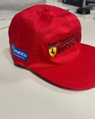 Cappello Pioneer Ferrari F1 sponsor vintage raro