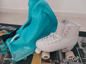 pattini a rotelle completi di custodia