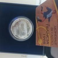 moneta argento 835% L10.000 Francia 98