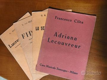 Lotto 4 Libretti d'Opera Originali anni '30 