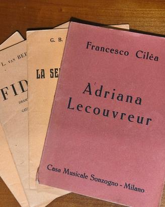 Lotto 4 Libretti d'Opera Originali anni '30 