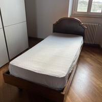 Letto con rete e materasso 