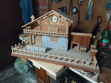 casa di montagna miniatura