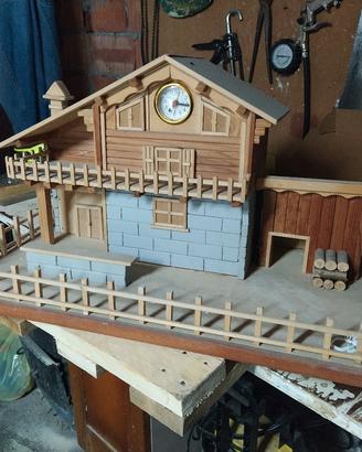 casa di montagna miniatura