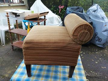 poltroncina e sgabello vintage