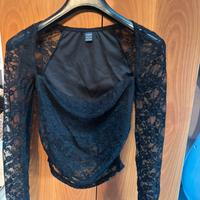 maglietta nera SHEIN