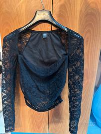 maglietta nera SHEIN